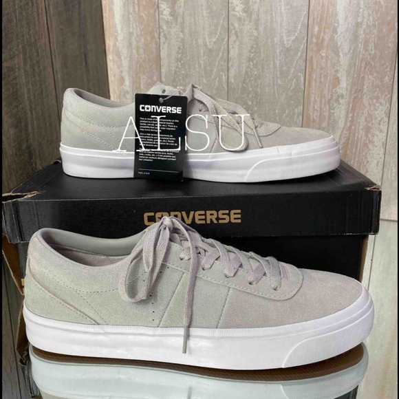 🎄SALE🎄 Converse Men Classic One Star CC Pro Pale Grey Suede Low Lacing Sneaker - Picture 4 of 9